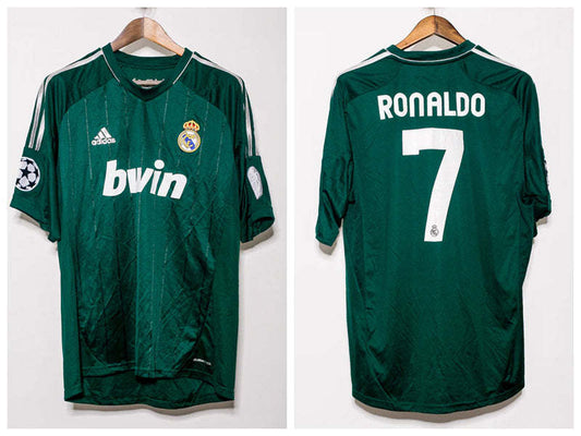 Cristiano Ronaldo CR7 Real Madrid 12/13 Fourth Original Retro Jersey