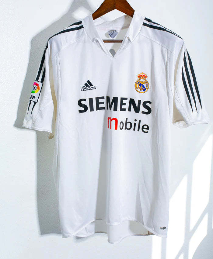 R Carlos Real Madrid 04/05 Home Original Retro Jersey
