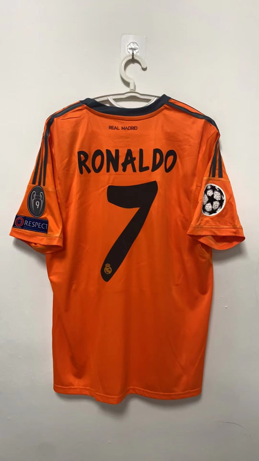Cristiano Ronaldo CR7 Real Madrid 13/14 Third Original Retro Short-sleeved jersey