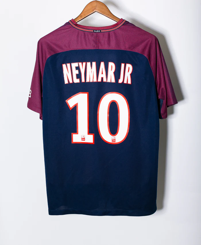 Neymar 2017-18 Paris Saint-Germain PSG Home Original Retro Jersey