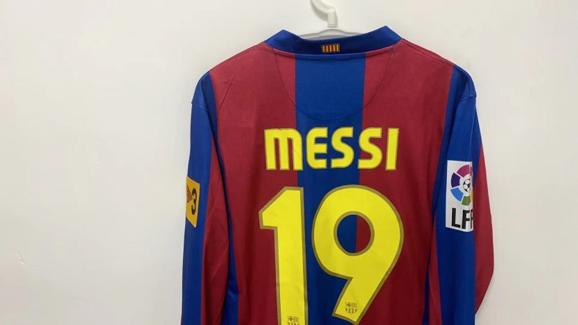 Messi Barcelona 2007/08 Home Original Retro Jersey