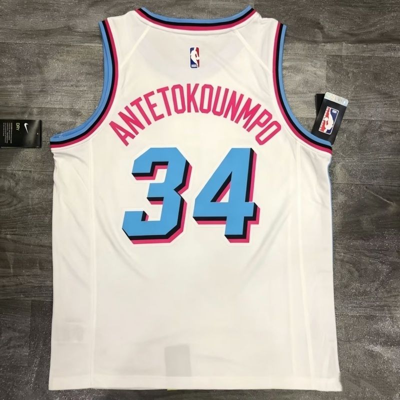 Giannis Antetokounmpo Miami Heat Vice Jersey #34
