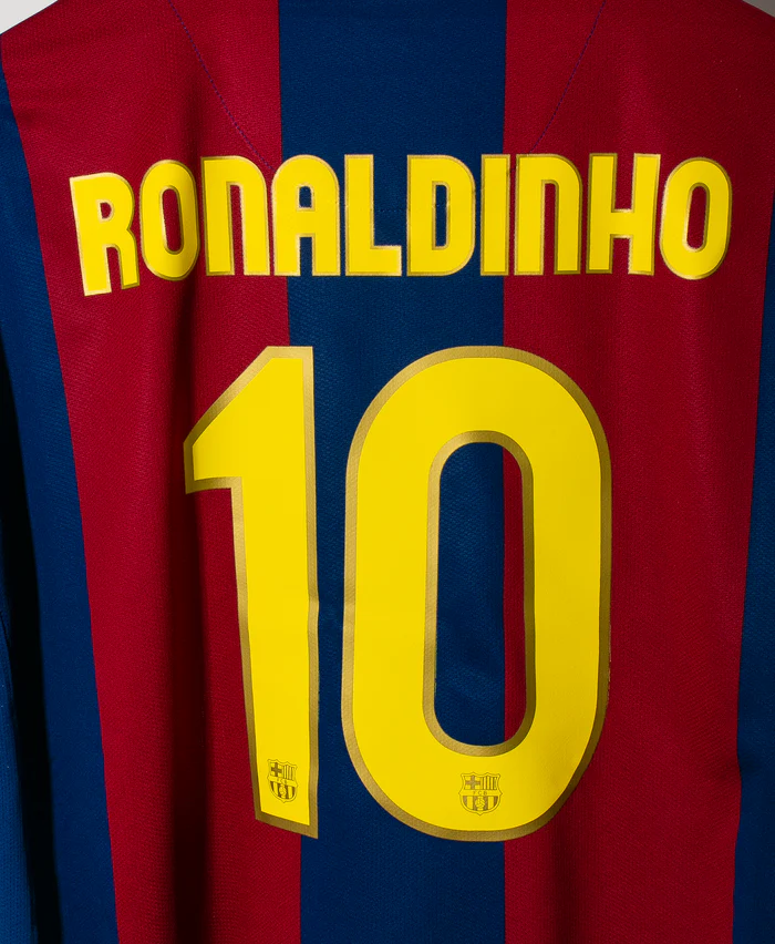 Ronaldinho Barcelona 07/08 Home Original Retro Jersey