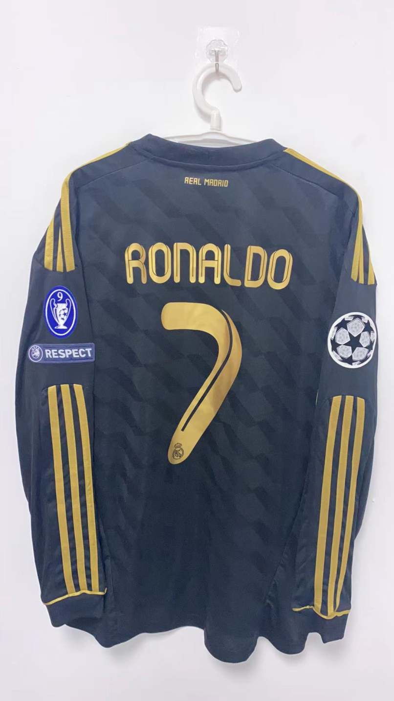 Cristiano Ronaldo CR7 Real Madrid 11/12 Away Original Retro Jersey