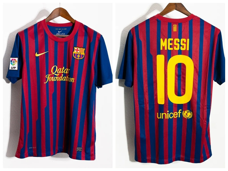 Messi Barcelona 2011/12 Home Original Retro Jersey