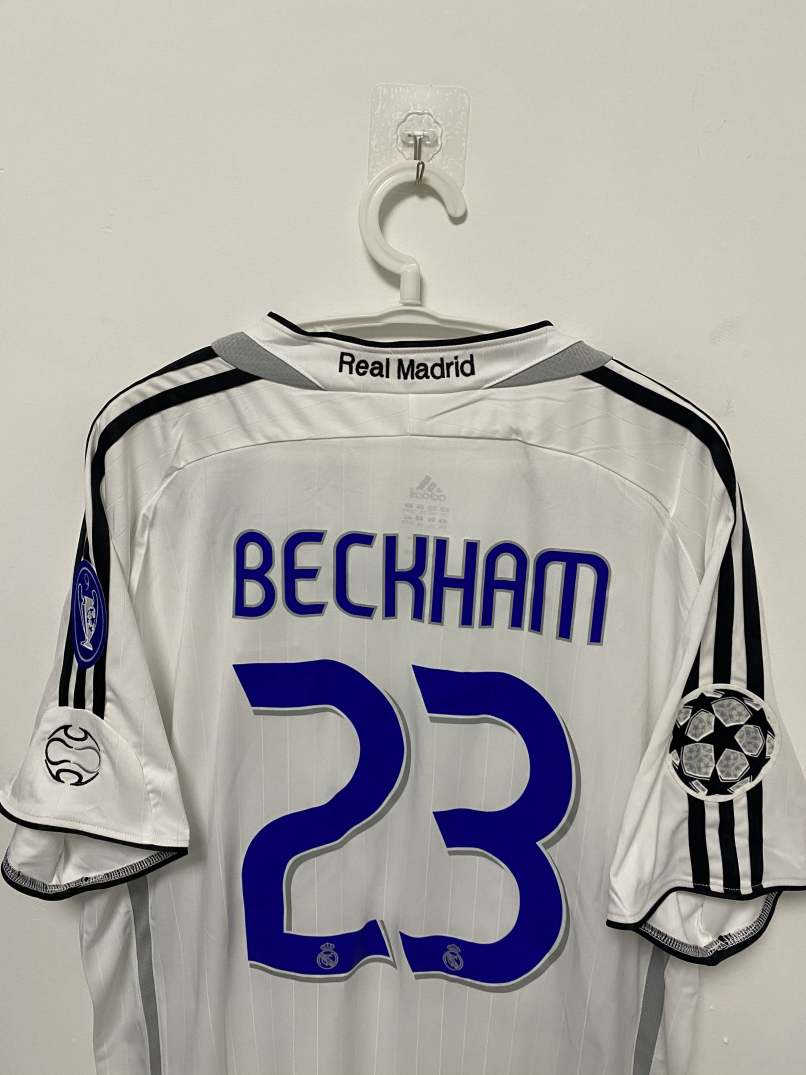 David Beckham Real Madrid 06/07 Home Original Retro Jersey
