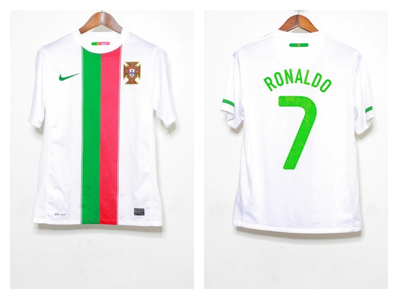 Cristiano Ronaldo CR7 Portugal National Team 2010 Away Original Retro Jersey