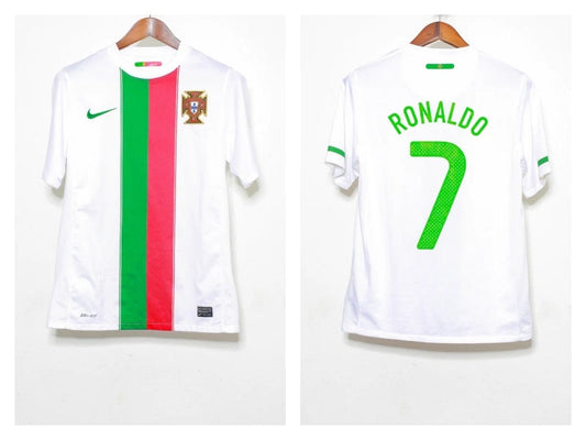 Cristiano Ronaldo CR7 Portugal National Team 2010 Away Original Retro Jersey