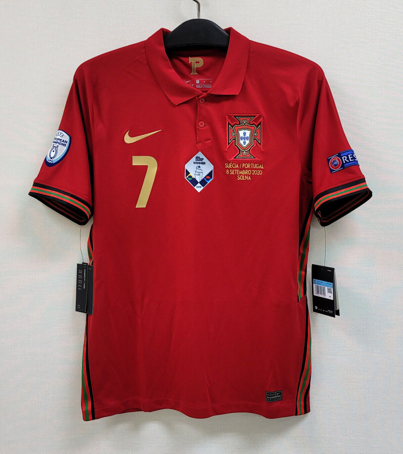 Cristiano Ronaldo CR7 Portugal National Team 2020 Home Original Retro Jersey