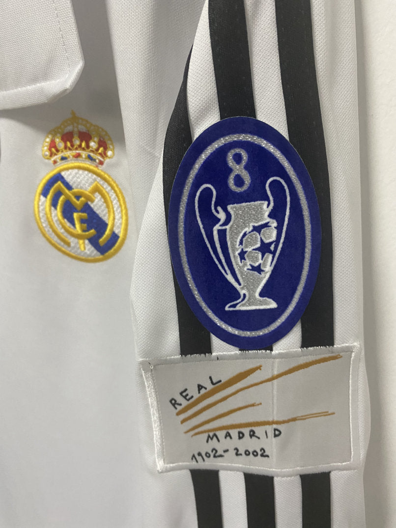 Zidane Real Madrid 01/02 Home Original Retro Jersey