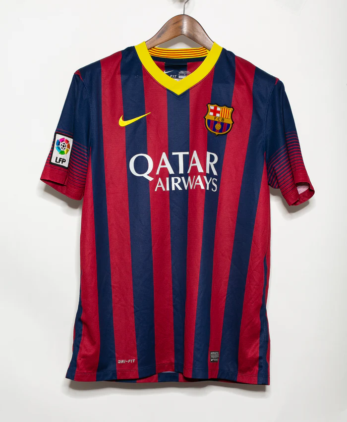 Messi Barcelona 2013/14 Home Original Retro Jersey