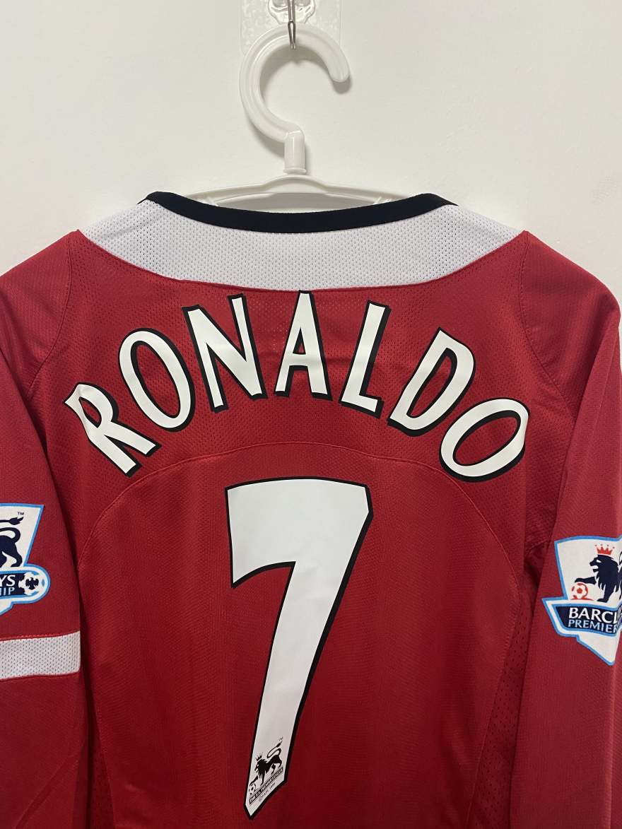 Cristiano Ronaldo CR7 Manchester United 03/04 Home Original Retro Jersey