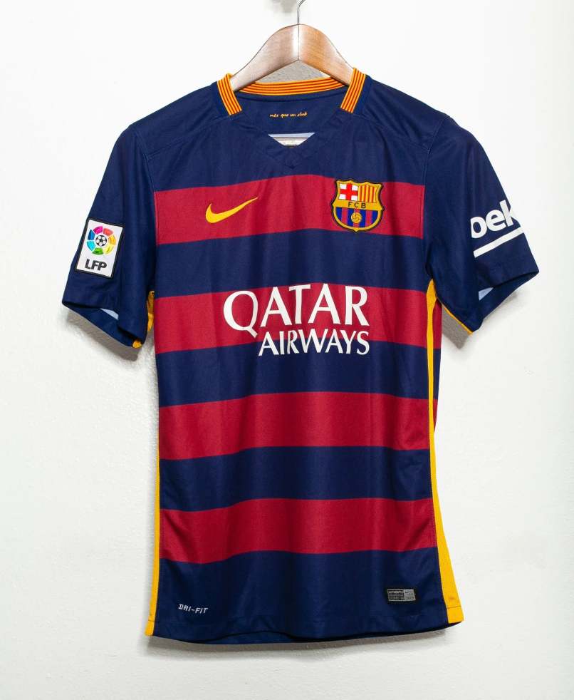 Luis Suarez Barcelona 15/16 Home Original Retro Jersey