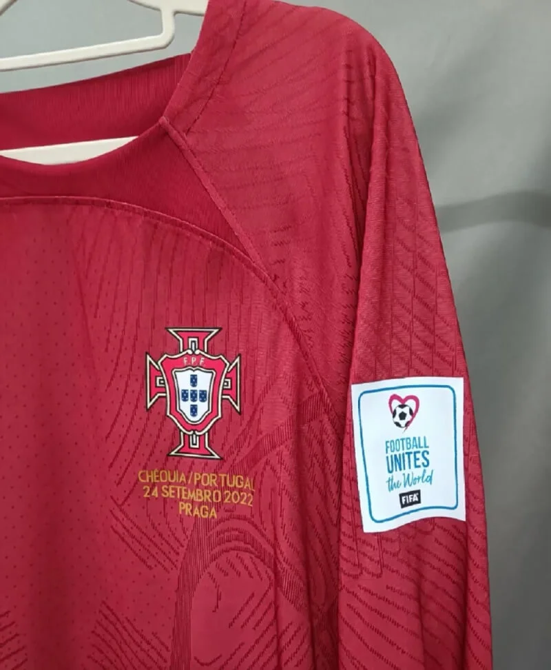 Cristiano Ronaldo CR7 Portugal National Team 2022 World Cup Home Original Retro Jersey