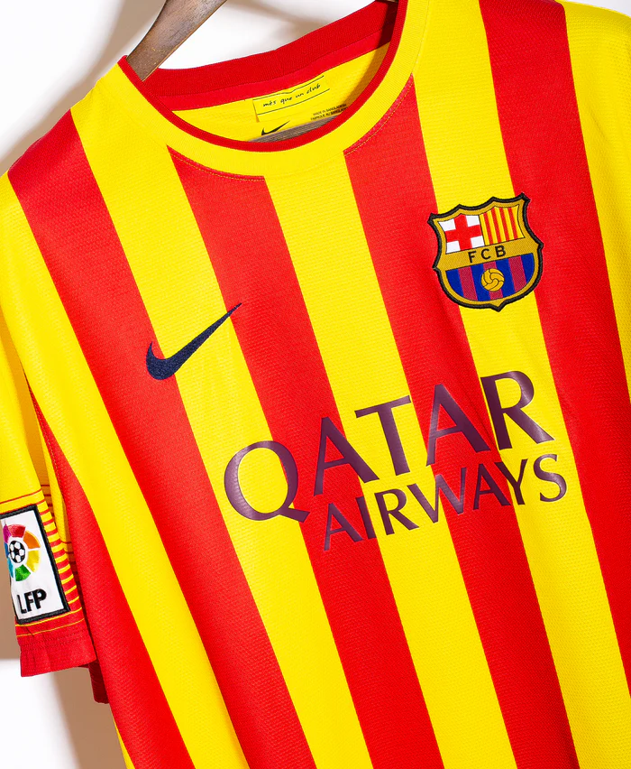 Neymar 2013-14 Barcelona Away Original Retro Jersey
