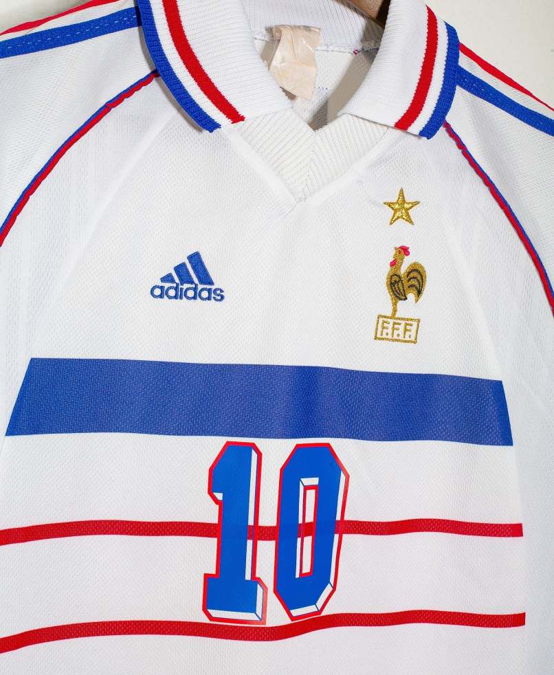 Zidane France National Team 1998 Away Original Retro Jersey