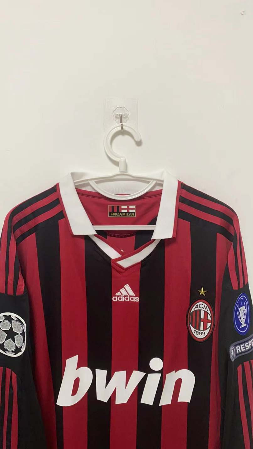 David Beckham AC Milan 09/10 Home Original Retro Jersey