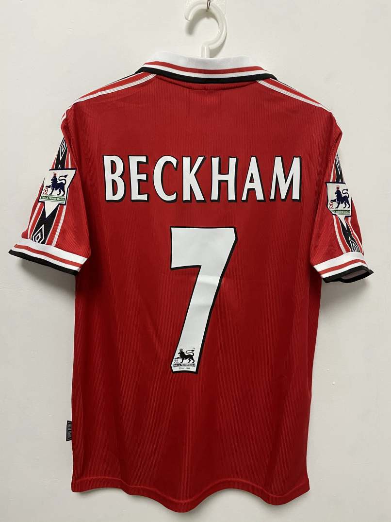 David Beckham Manchester United 98/99 Home Original Retro Jersey