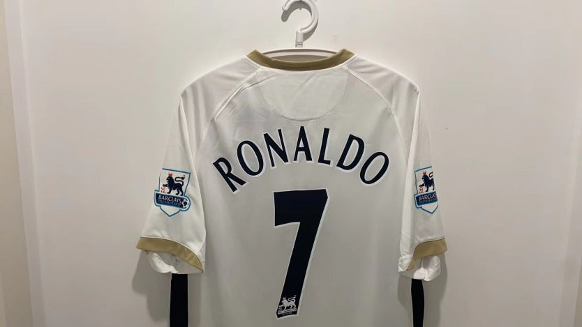 Cristiano Ronaldo CR7 Manchester United 06/07 Away Short sleeve Retro Jersey