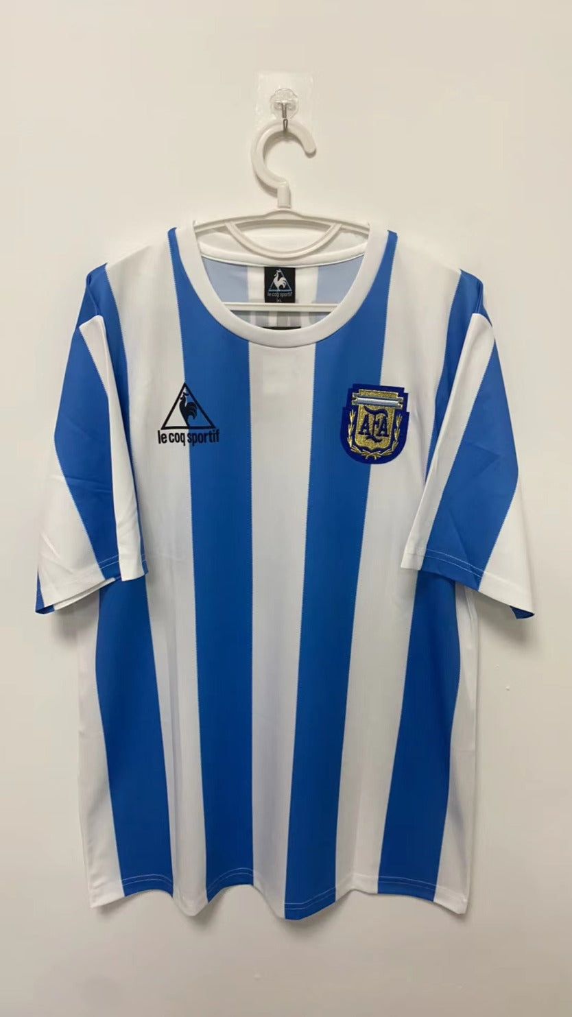 Maradona Argentina National Team 1986 Home Original Retro Jersey