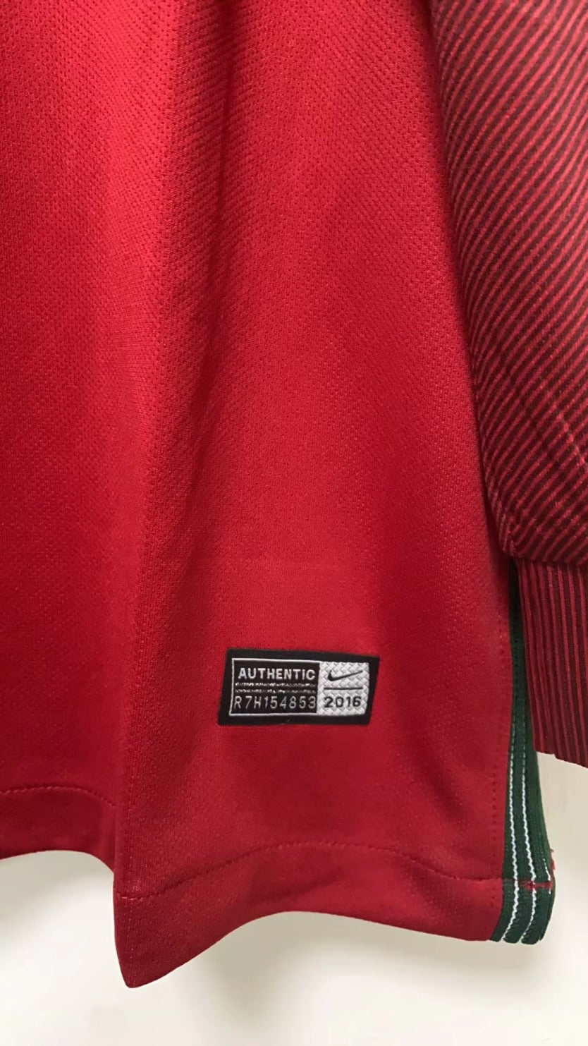 Cristiano Ronaldo CR7 Portugal National Team 2016 Home Original Retro Jersey