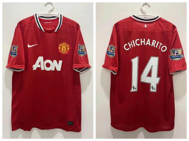 Javier Hernandez2010-11 Manchester United Home Retro Short Sleeve Jersey