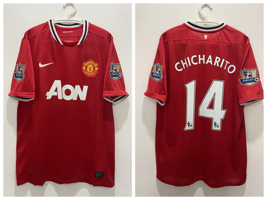 Javier Hernandez2010-11 Manchester United Home Retro Short Sleeve Jersey