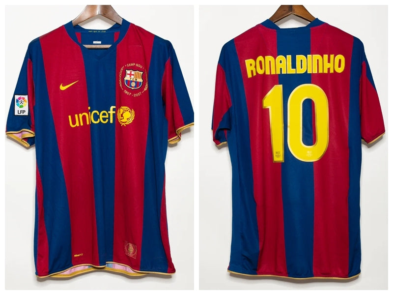 Ronaldinho Barcelona 07/08 Home Original Retro Jersey