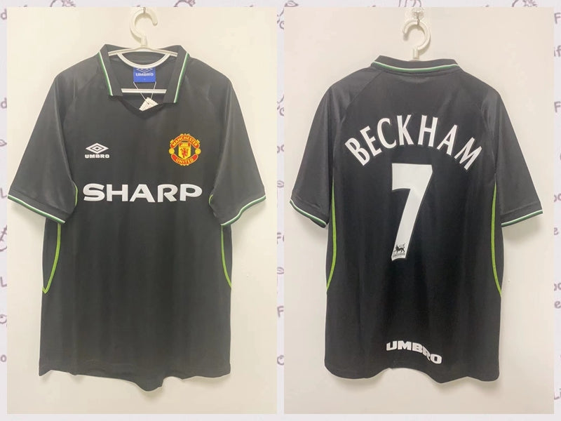David Beckham Manchester United 98/99 Away game Original Retro Jersey
