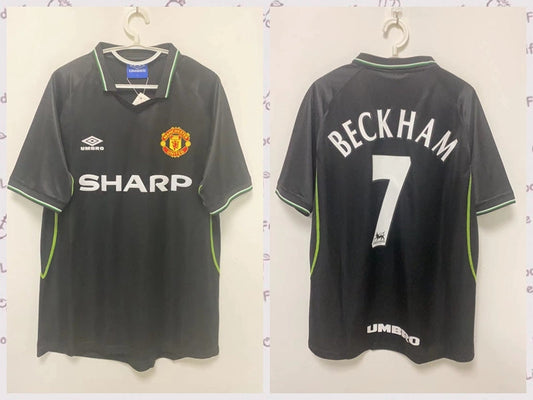 David Beckham Manchester United 98/99 Away game Original Retro Jersey