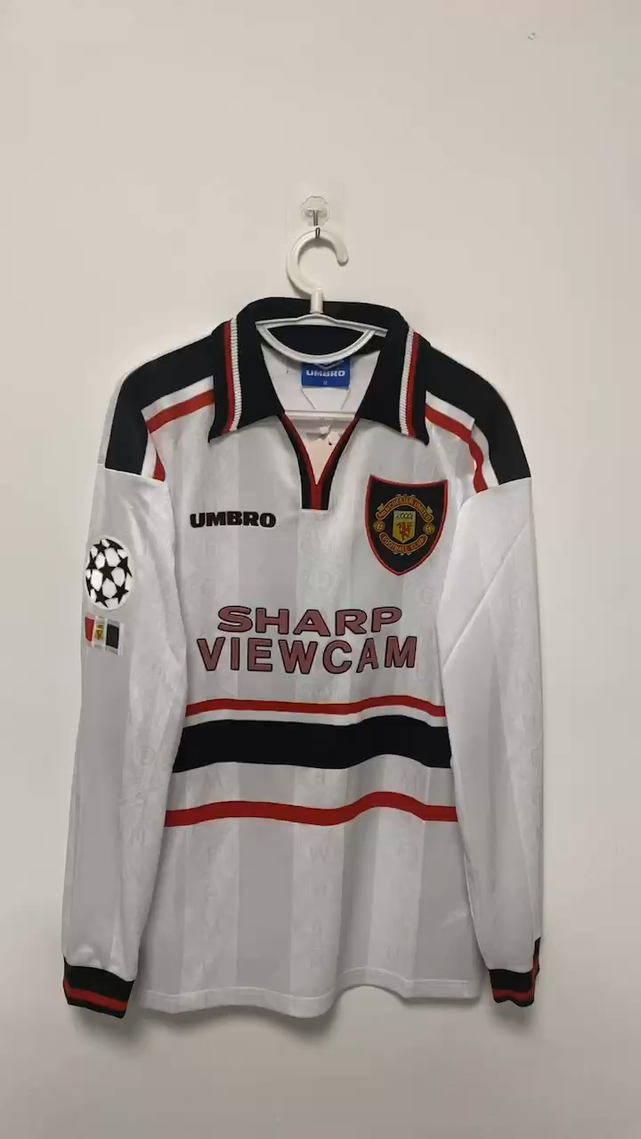 David Beckham Manchester United 98/99 Away Original Retro Jersey