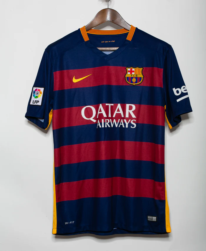 Neymar 2015-16 Barcelona Home Original Retro Jersey