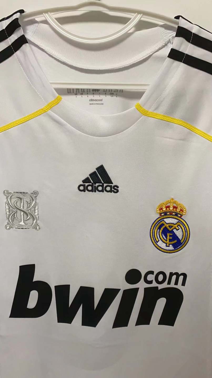 Cristiano Ronaldo CR7 Real Madrid 09/10 Home Original Retro Jersey