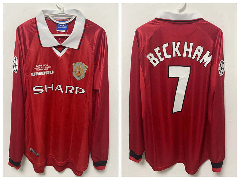 David Beckham ManchesterUnited 99/00 Home Original Retro Jersey