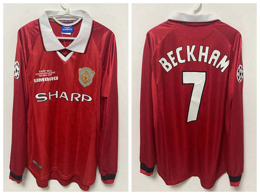 David Beckham ManchesterUnited 99/00 Home Original Retro Jersey