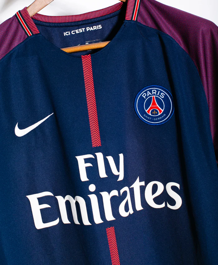 Neymar 2017-18 Paris Saint-Germain PSG Home Original Retro Jersey