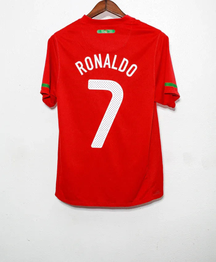 Cristiano Ronaldo CR7 Portugal National Team 2010 Home Original Retro Jersey
