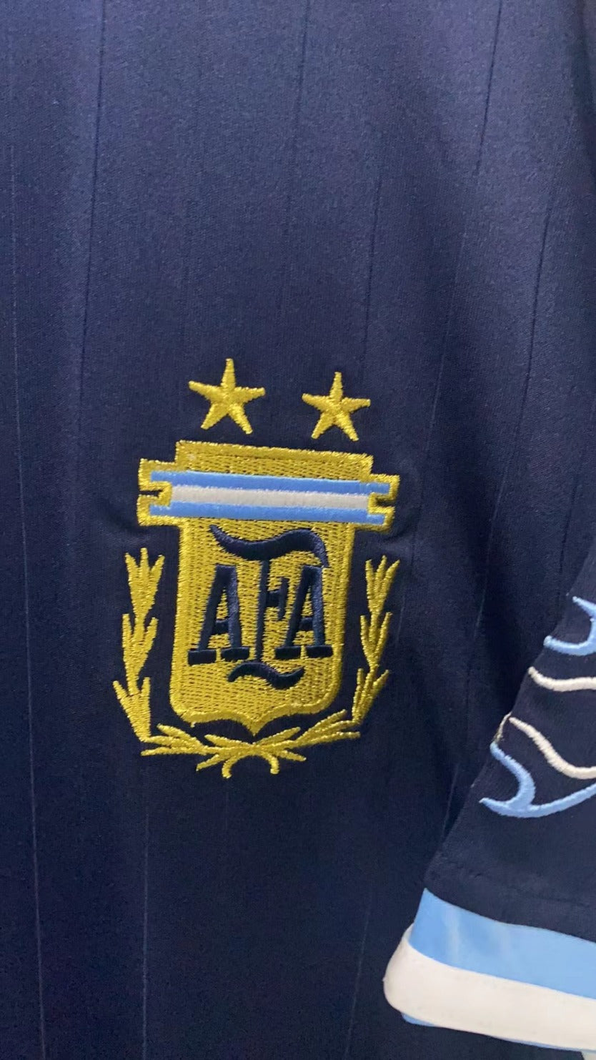 Messi Argentina National Team 2006 World Cup Away Original Retro Jersey