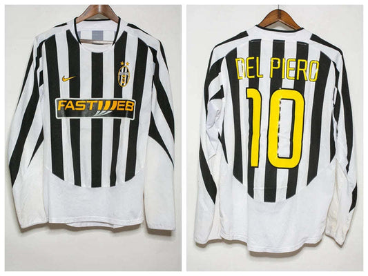Del Piero Juventus 03/04 Home Original Retro Jersey