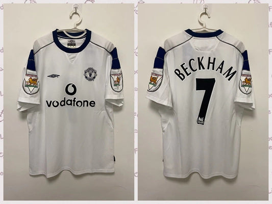 David Beckham Manchester United 99/00 Away Original Retro Shortsleeve Jersey