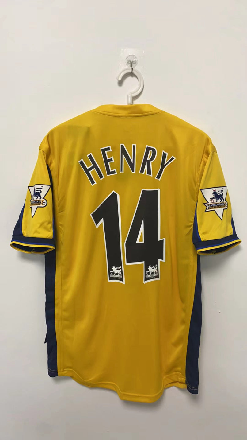 Thierry Henry Arsenal 99/00 Away Original Retro Jersey