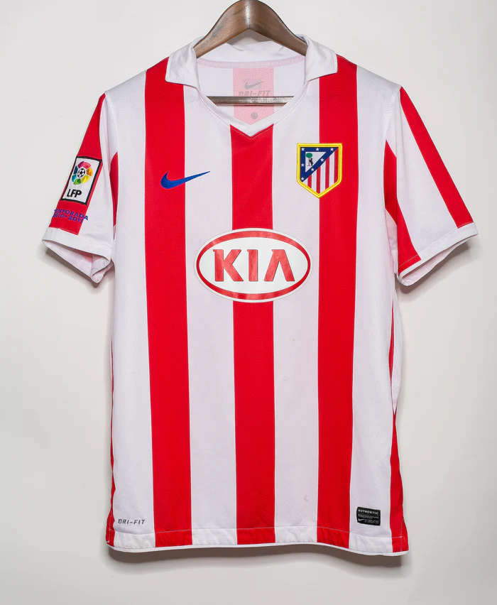 KUN Aguero Atletico Madrid 10/11 Home Original Retro Jersey