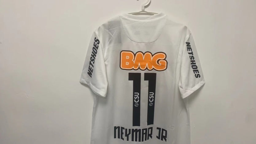 Neymar 2012-13 Camisa Santos Home Original Retro Jersey
