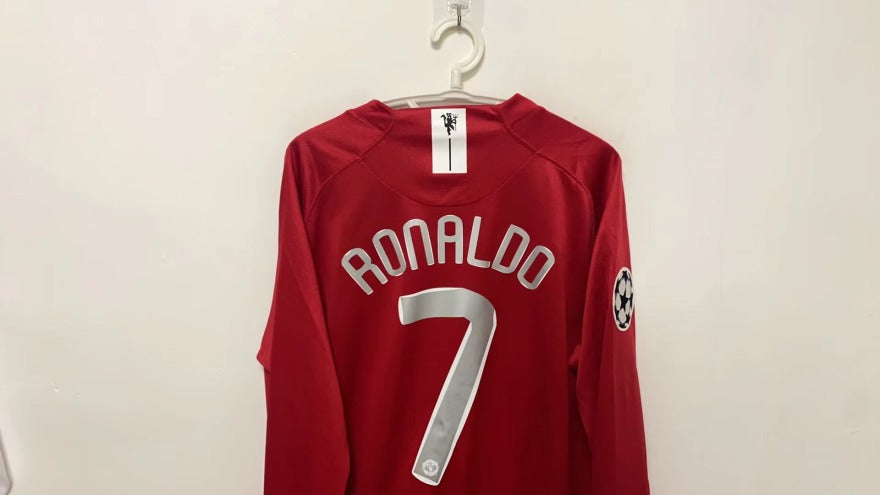 Cristiano Ronaldo CR7 Manchester United 07/08 Home Original Retro Jersey