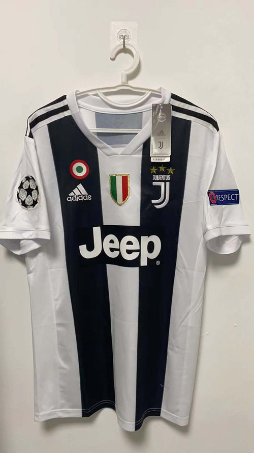 Cristiano Ronaldo CR7 Juventus 18/19 Home Original Retro Jersey