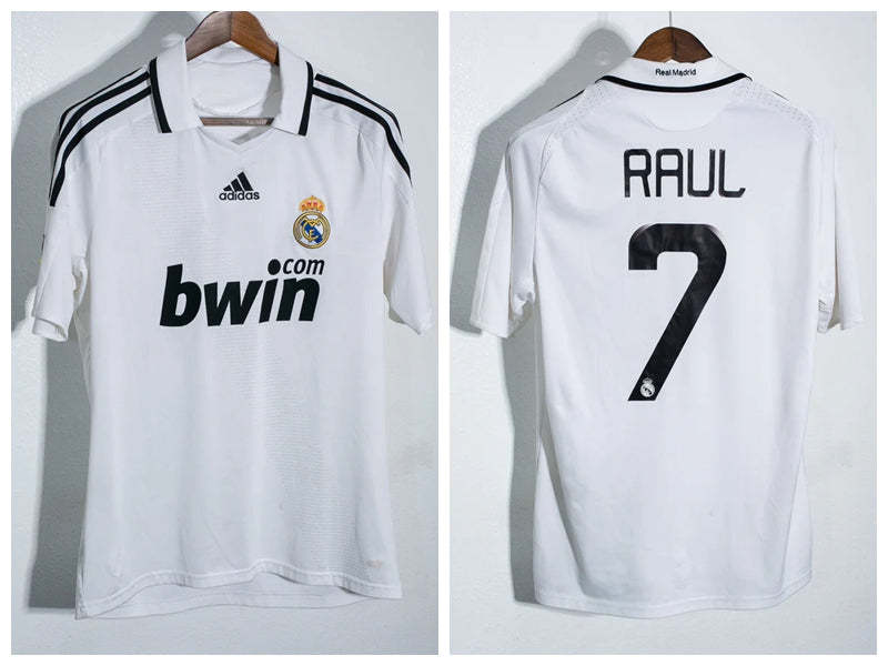 Raul Real Madrid 08/09 Home Original Retro Jersey