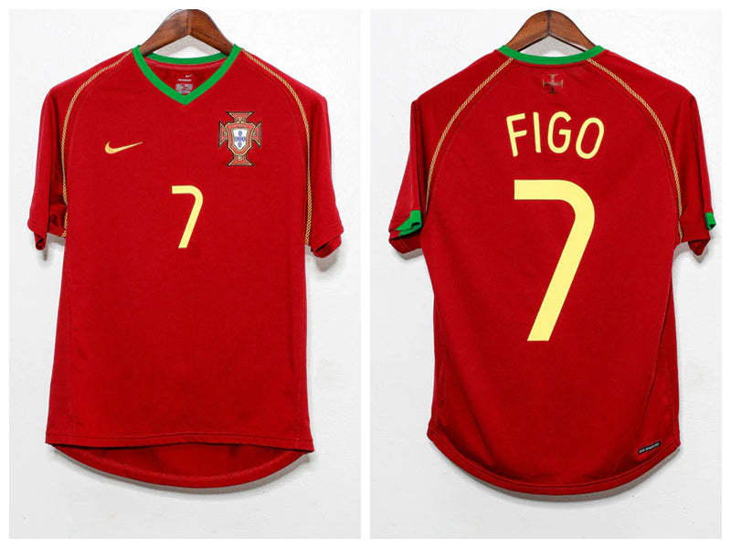 Luis Figo Portugal National Team 2006 Home Original Retro Jersey
