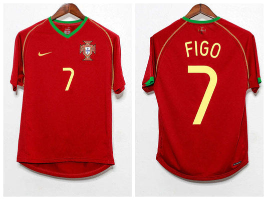 Luis Figo Portugal National Team 2006 Home Original Retro Jersey