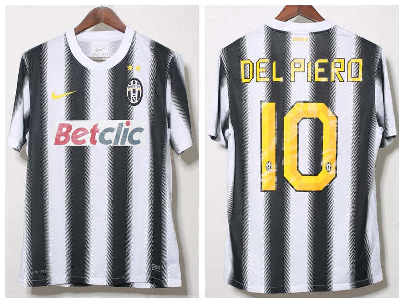 Del Piero Juventus 11/12 Home Original Retro Jersey