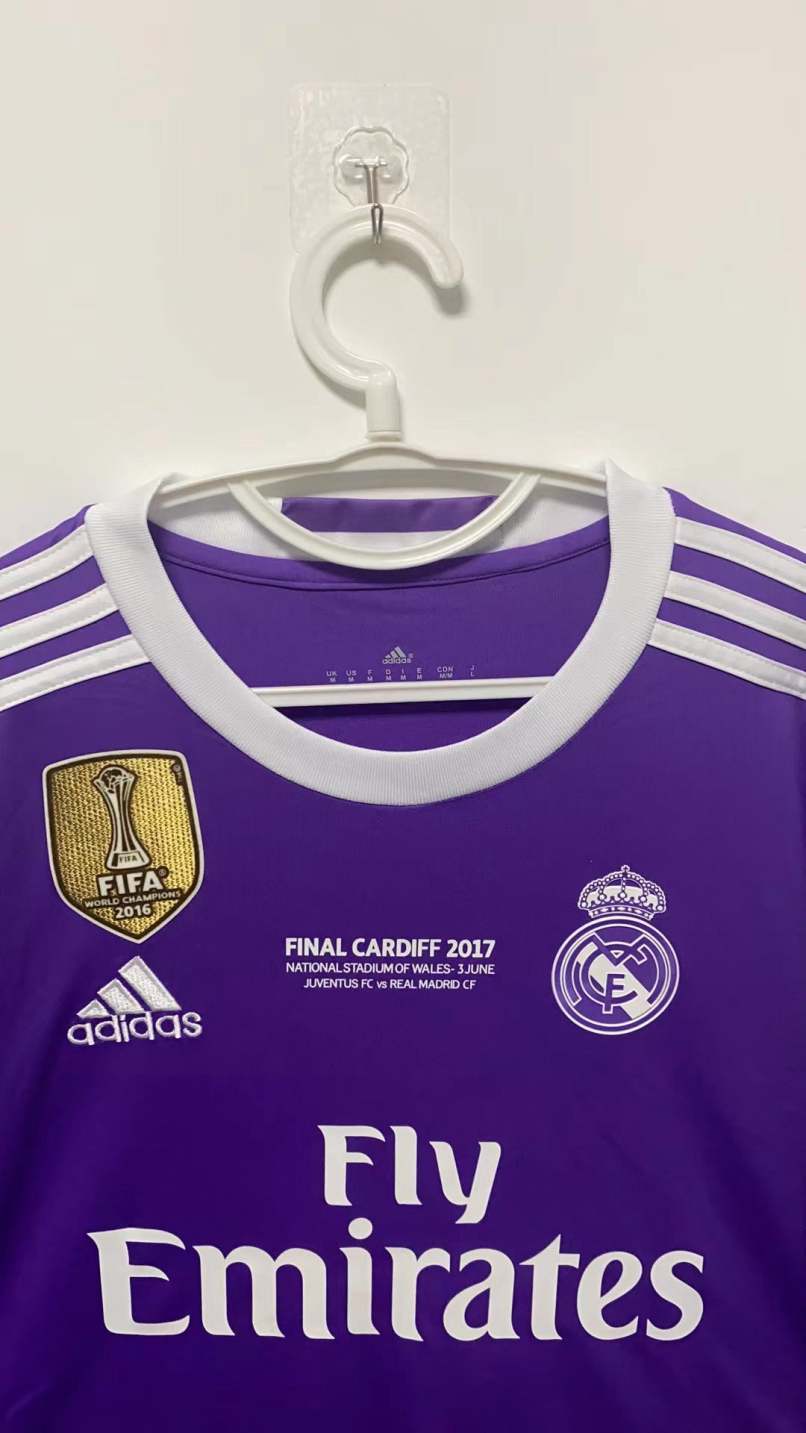 Cristiano Ronaldo CR7 Real Madrid 16/17 Away Original Retro Jersey Purple